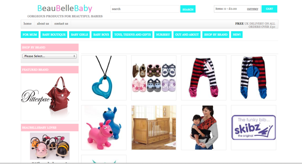 beaubellebaby website